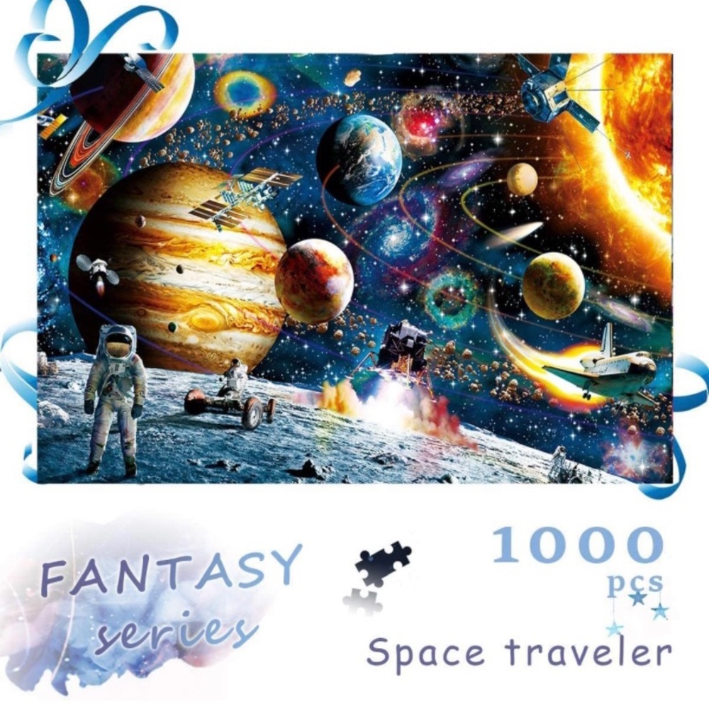 Ingooood- Jigsaw Puzzles 1000 Pieces for Adult- Fantasy Series
Space Traveler